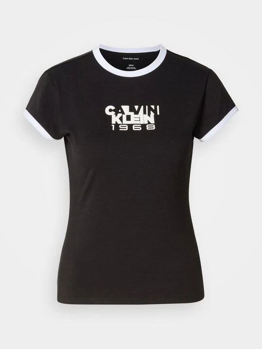 Zdjęcie produktu T-shirt z nadrukiem Calvin Klein Jeans czarny