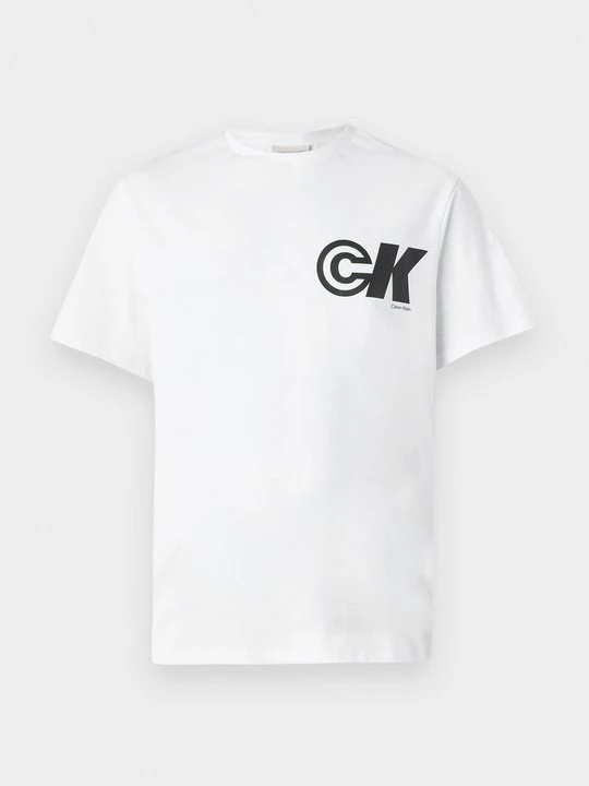 Zdjęcie produktu T-shirt z nadrukiem Calvin Klein Jeans biały