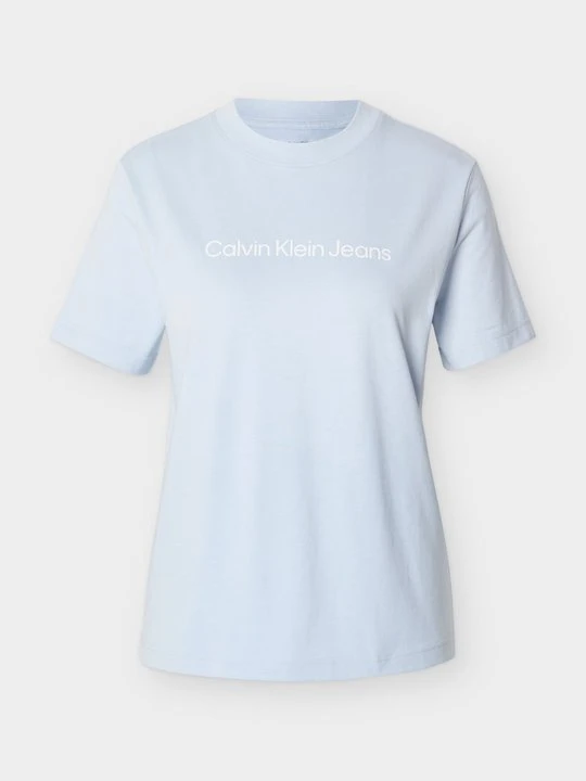Zdjęcie produktu T-shirt z nadrukiem Calvin Klein Jeans jasnoniebieski