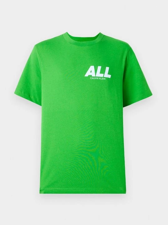 Zdjęcie produktu T-shirt z nadrukiem Calvin Klein Jeans zielony