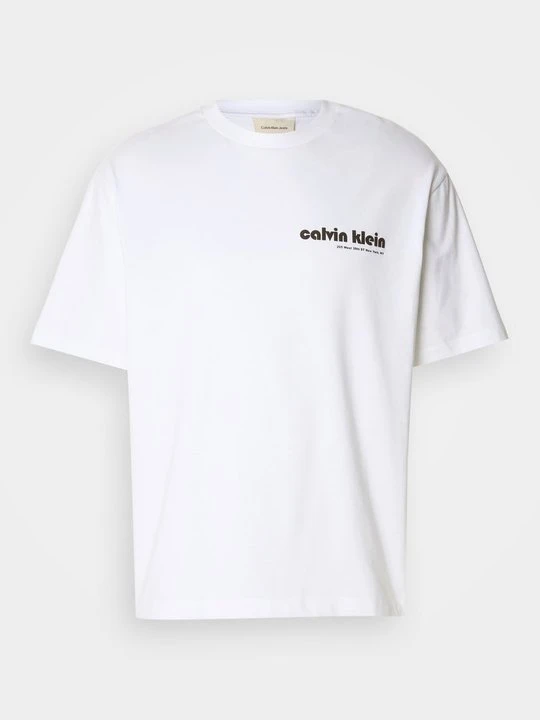 Zdjęcie produktu T-shirt z nadrukiem Calvin Klein Jeans biały