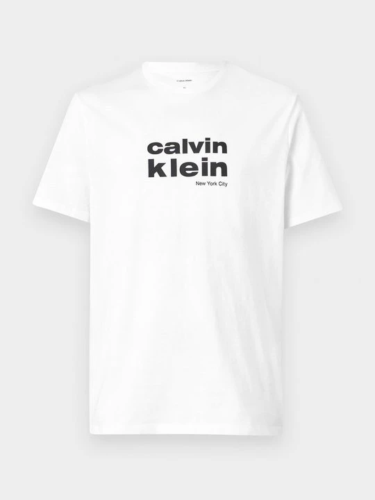 Zdjęcie produktu T-shirt z nadrukiem Calvin Klein Jeans biały