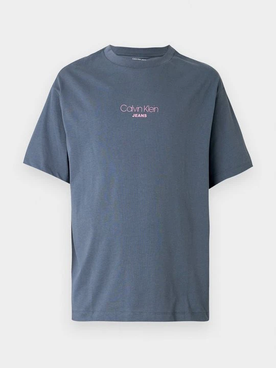 Zdjęcie produktu T-shirt z nadrukiem Calvin Klein Jeans niebieski
