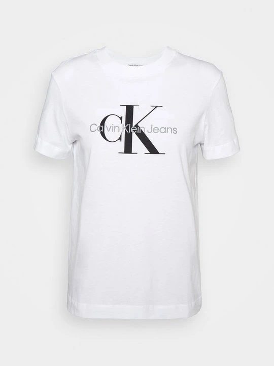 Zdjęcie produktu T-shirt z nadrukiem Calvin Klein Jeans biały