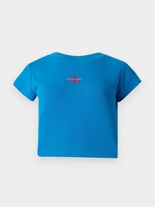 Zdjęcie produktu T-shirt basic Calvin Klein Jeans niebieski