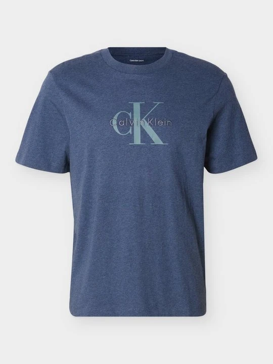 Zdjęcie produktu T-shirt z nadrukiem Calvin Klein Jeans niebieski