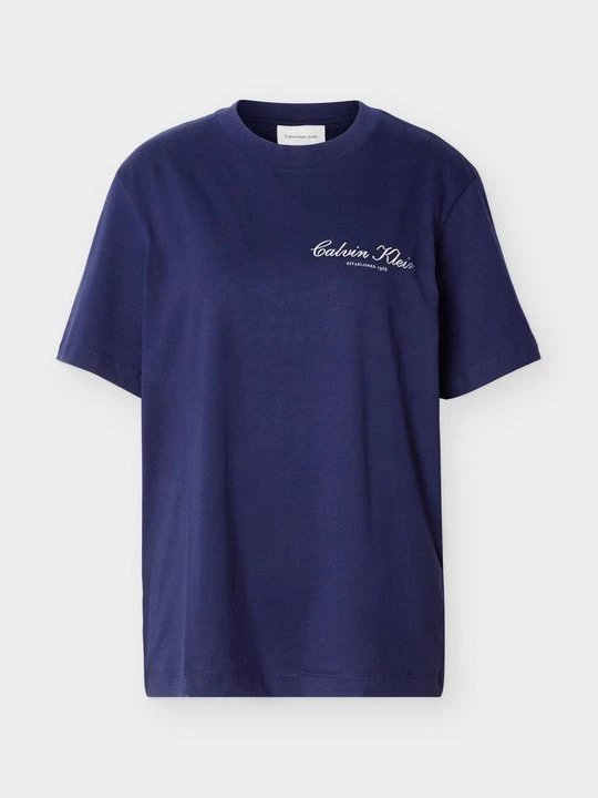 Zdjęcie produktu T-shirt z nadrukiem Calvin Klein Jeans niebieski