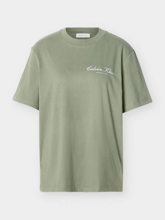 Zdjęcie produktu T-shirt z nadrukiem Calvin Klein Jeans zielony