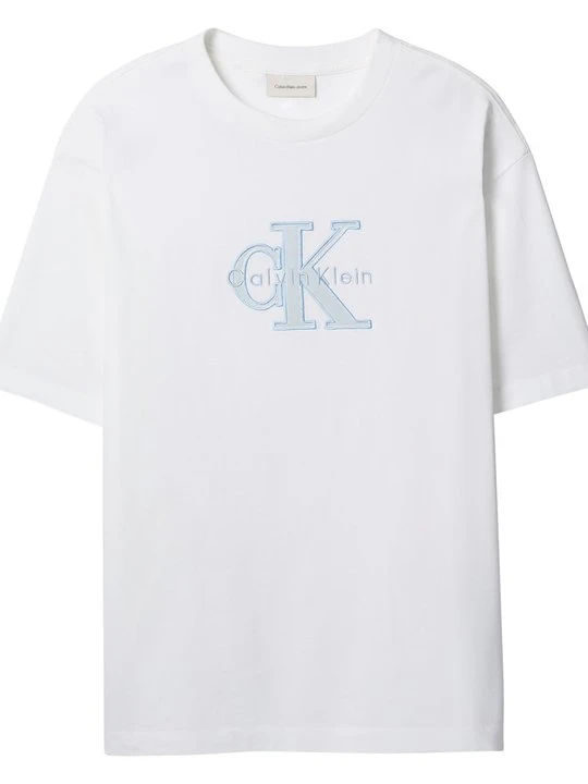 Zdjęcie produktu T-shirt z nadrukiem Calvin Klein Jeans biały