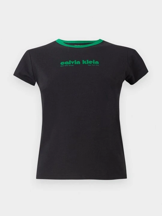 Zdjęcie produktu T-shirt z nadrukiem Calvin Klein Jeans czarny