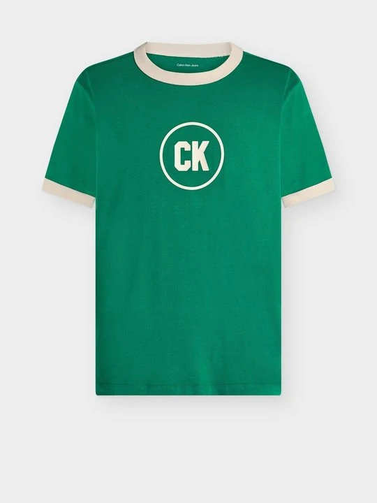Zdjęcie produktu T-shirt z nadrukiem Calvin Klein Jeans zielony
