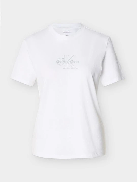 Zdjęcie produktu T-shirt z nadrukiem Calvin Klein Jeans biały