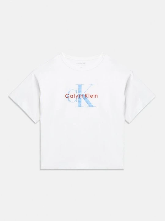 Zdjęcie produktu T-shirt z nadrukiem Calvin Klein Jeans biały