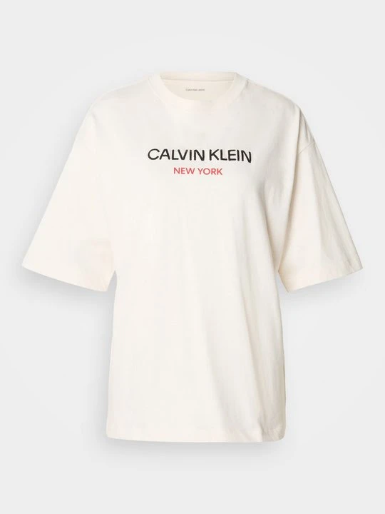 Zdjęcie produktu T-shirt z nadrukiem Calvin Klein Jeans biały
