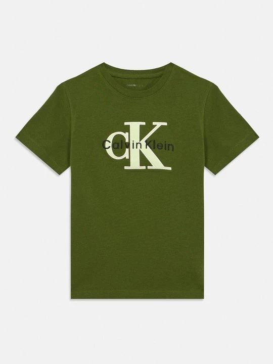 Zdjęcie produktu T-shirt z nadrukiem Calvin Klein Jeans szafirowy