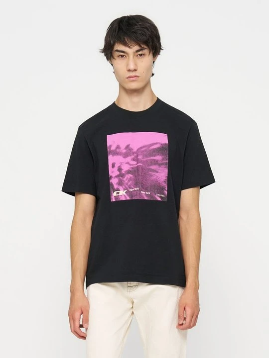 Zdjęcie produktu T-shirt z nadrukiem Calvin Klein Jeans czarny