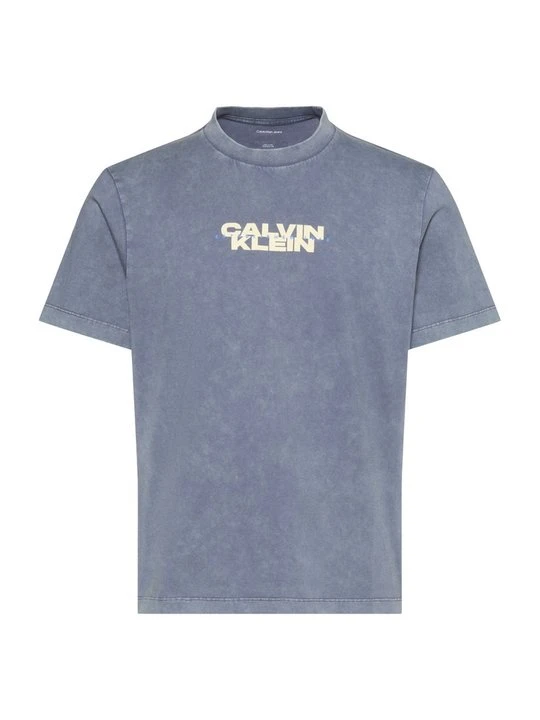 Zdjęcie produktu T-shirt z nadrukiem Calvin Klein Jeans czerwony