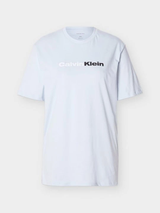 Zdjęcie produktu T-shirt z nadrukiem Calvin Klein Jeans jasnoniebieski
