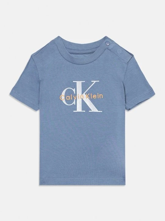 Zdjęcie produktu T-shirt z nadrukiem Calvin Klein Jeans jasnoniebieski