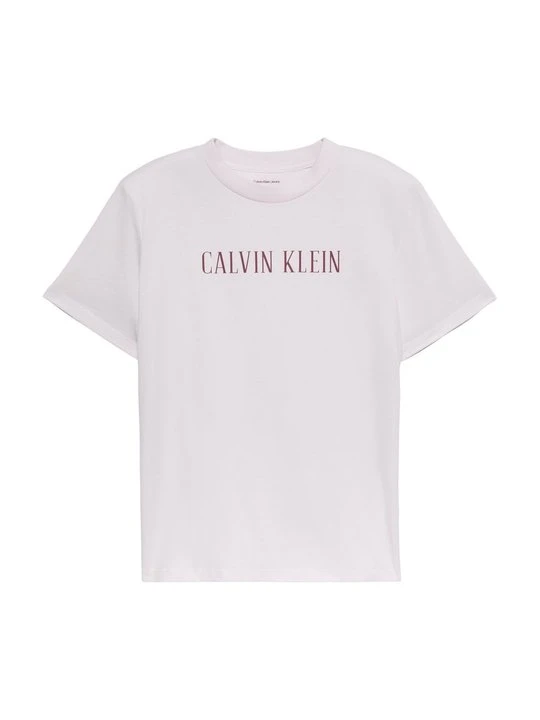 Zdjęcie produktu T-shirt z nadrukiem Calvin Klein Jeans liliowy