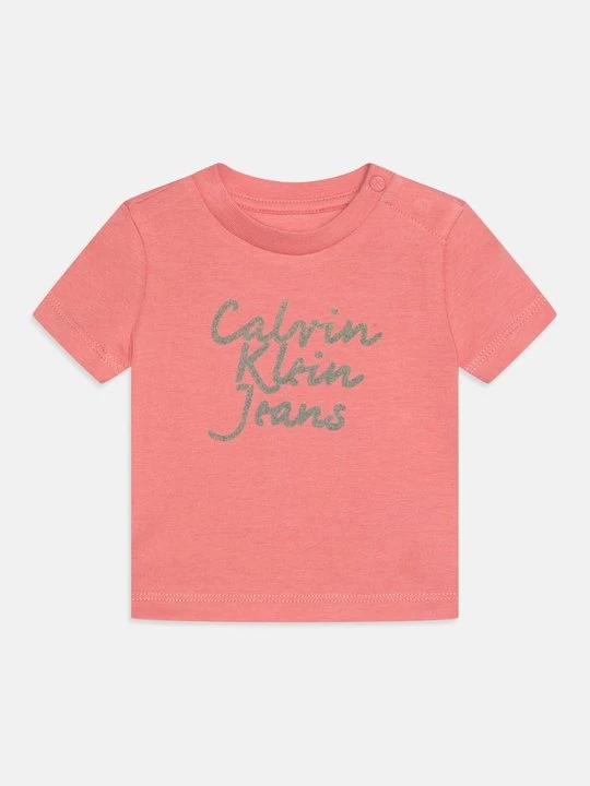 Zdjęcie produktu T-shirt z nadrukiem Calvin Klein Jeans różowy