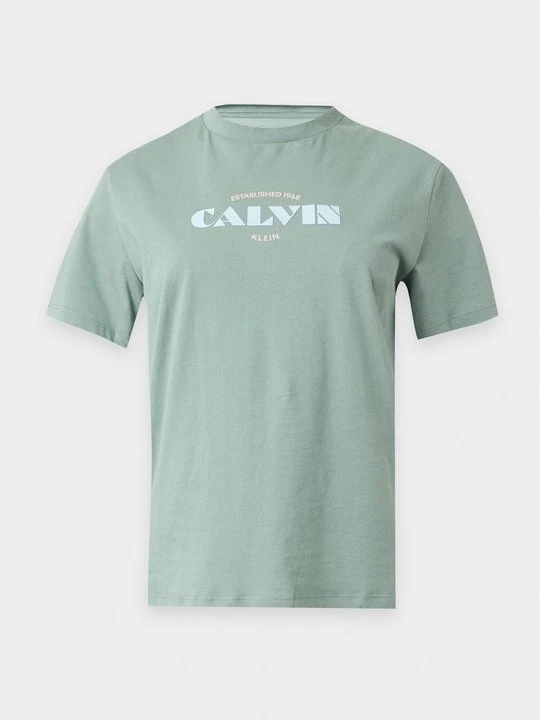 Zdjęcie produktu T-shirt z nadrukiem Calvin Klein Jeans zielony