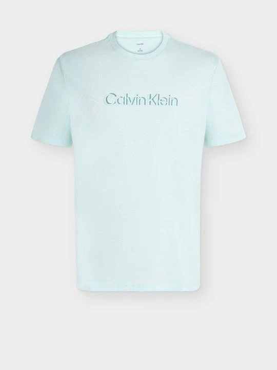 Zdjęcie produktu T-shirt z nadrukiem Calvin Klein miętowy