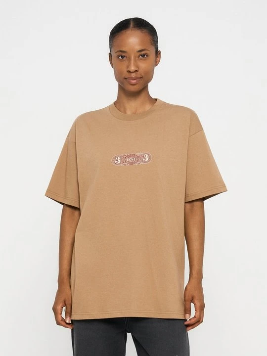 Zdjęcie produktu T-shirt z nadrukiem Carhartt WIP brązowy
