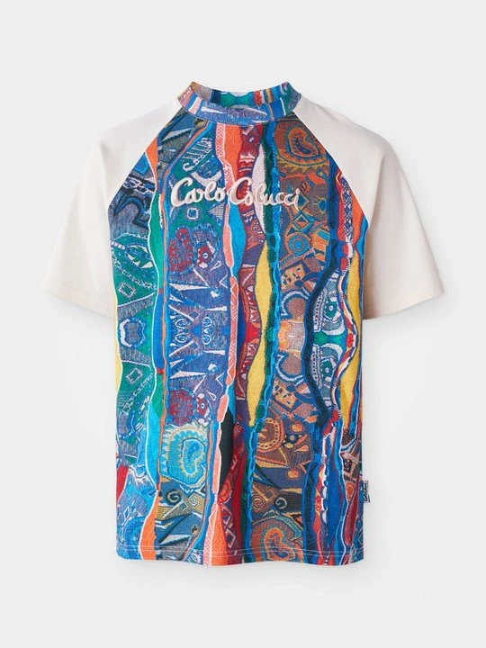 Zdjęcie produktu T-shirt z nadrukiem Carlo Colucci biały
