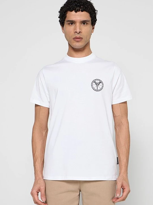 Zdjęcie produktu T-shirt z nadrukiem Carlo Colucci biały