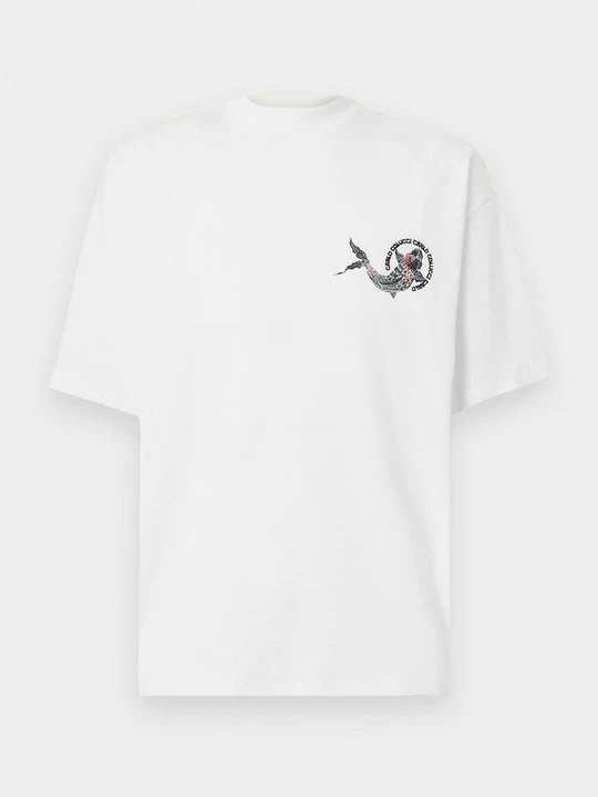 Zdjęcie produktu T-shirt z nadrukiem Carlo Colucci mleczny