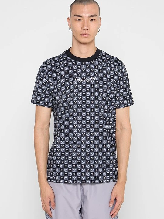 Zdjęcie produktu T-shirt z nadrukiem Carlo Colucci szary