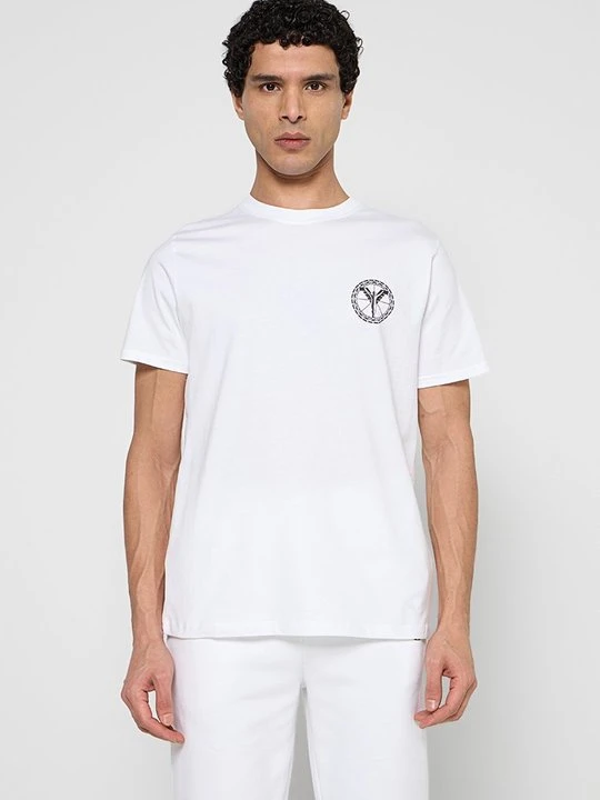 Zdjęcie produktu T-shirt z nadrukiem Carlo Colucci biały