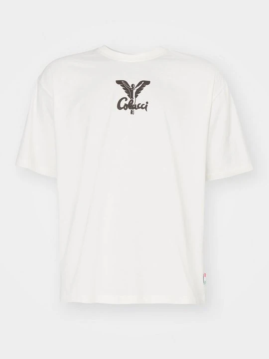 Zdjęcie produktu T-shirt z nadrukiem Carlo Colucci mleczny