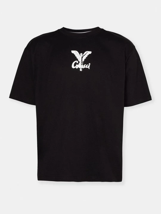 Zdjęcie produktu T-shirt z nadrukiem Carlo Colucci czarny