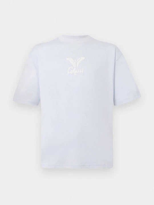 Zdjęcie produktu T-shirt z nadrukiem Carlo Colucci niebieski