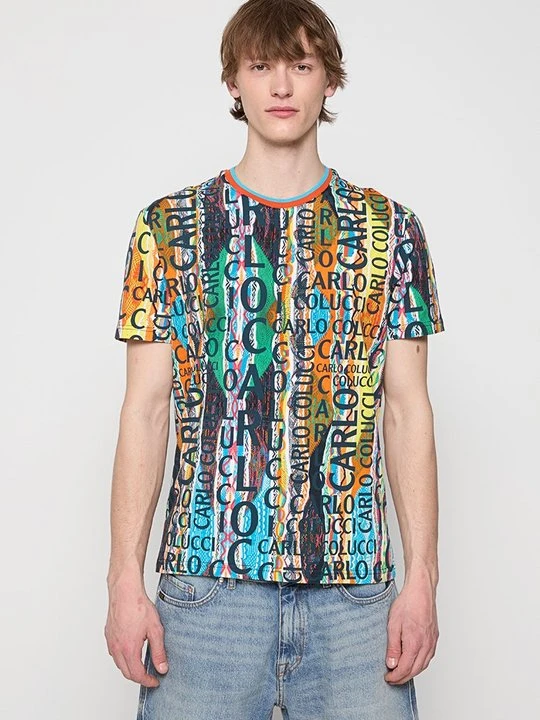 Zdjęcie produktu T-shirt z nadrukiem Carlo Colucci
