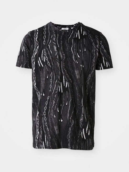 Zdjęcie produktu T-shirt z nadrukiem Carlo Colucci czarny