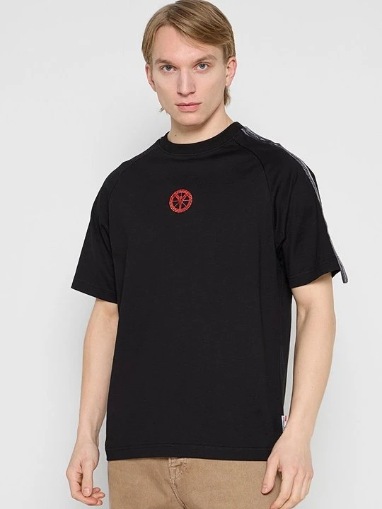 Zdjęcie produktu T-shirt z nadrukiem Carlo Colucci czarny