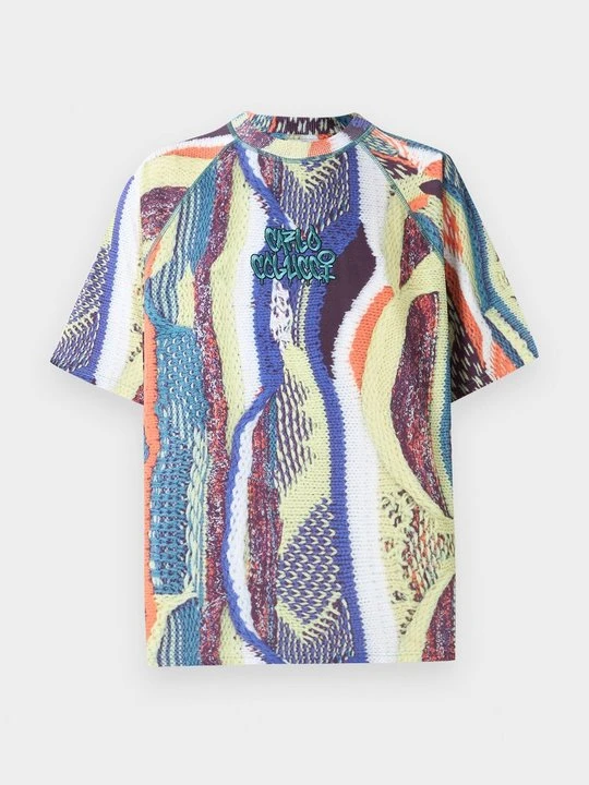 Zdjęcie produktu T-shirt z nadrukiem Carlo Colucci jasnozielony