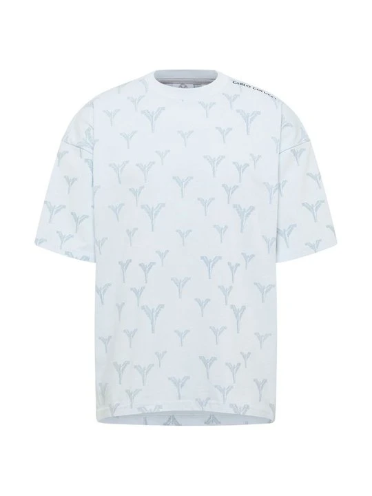 Zdjęcie produktu T-shirt z nadrukiem Carlo Colucci jasnoniebieski