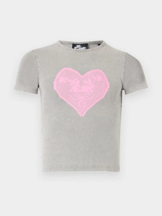 Zdjęcie produktu T-shirt z nadrukiem Carne Bollente jasnoszary