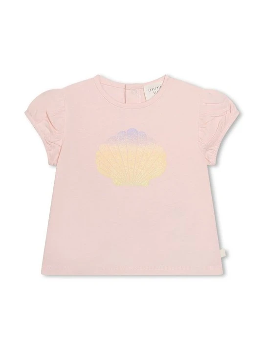 Zdjęcie produktu T-shirt z nadrukiem Carrément beau jasnoróżowy