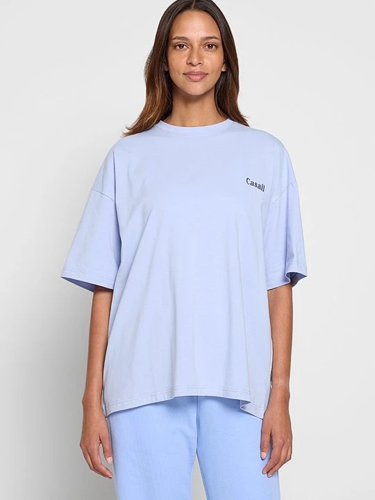 Zdjęcie produktu T-shirt z nadrukiem CASALL niebieski