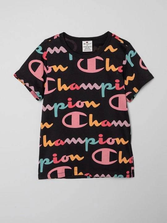 Zdjęcie produktu T-shirt z nadrukiem Champion czarny