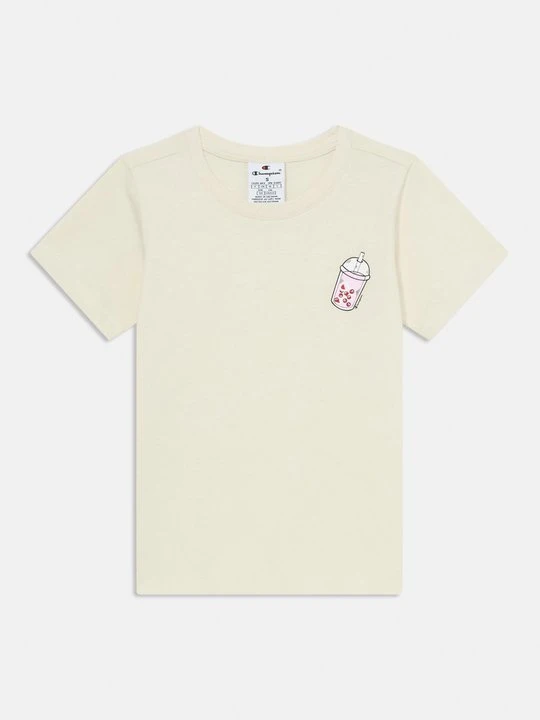 Zdjęcie produktu T-shirt z nadrukiem Champion beżowy