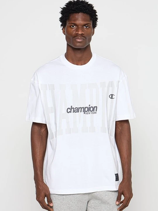 Zdjęcie produktu T-shirt z nadrukiem Champion biały