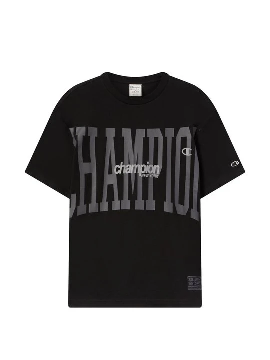 Zdjęcie produktu T-shirt z nadrukiem Champion czarny