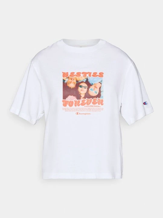 Zdjęcie produktu T-shirt z nadrukiem Champion biały