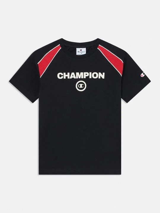 Zdjęcie produktu T-shirt z nadrukiem Champion czarny